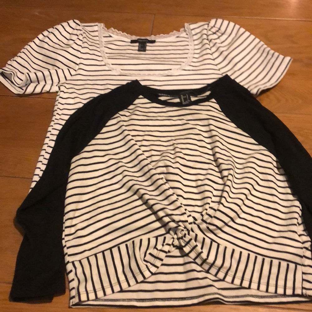 2 shirts - Forever 21 crop top bundle NWOT